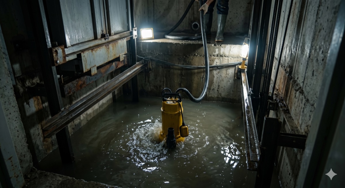 Asansör kuyusu su alıyor — yalıtım ve drenaj çözümü
