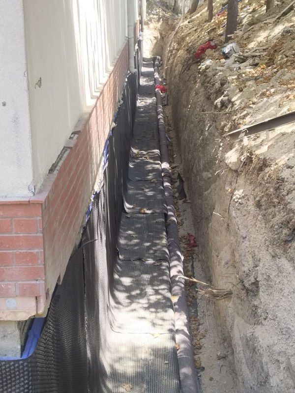 Temel drenaj uygulaması