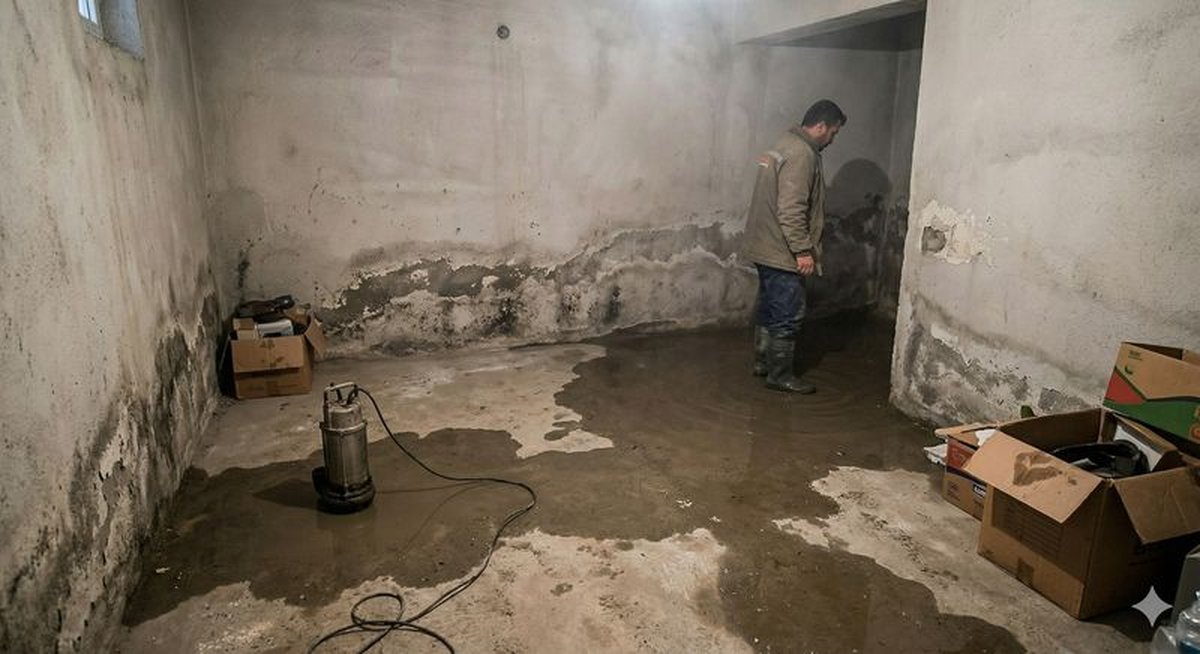 Kadıköy'de bina drenajı ve kuyu temizliği çalışması